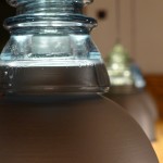 Our lamps use insulators of different colors. Each lamp is unique.